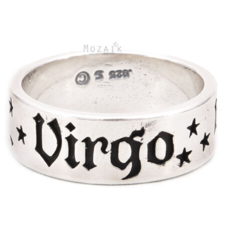 Horoszkóp Ezüst Karika Gyűrű – SZŰZ