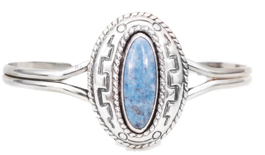 Navajo Ezüst Karperec Lapis Lazulival