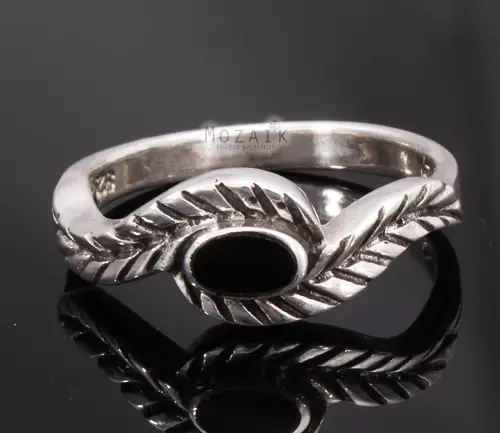 Ezüst Gyűrű Ónixal