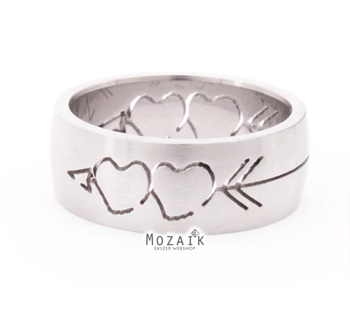 UNISEX Nemesacél Gyűrű