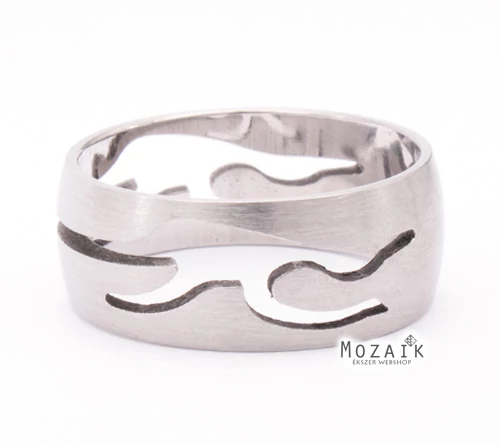 UNISEX Nemesacél Gyűrű